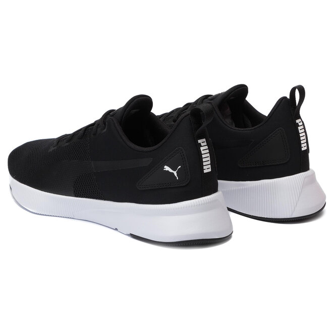 puma flyer runner black white