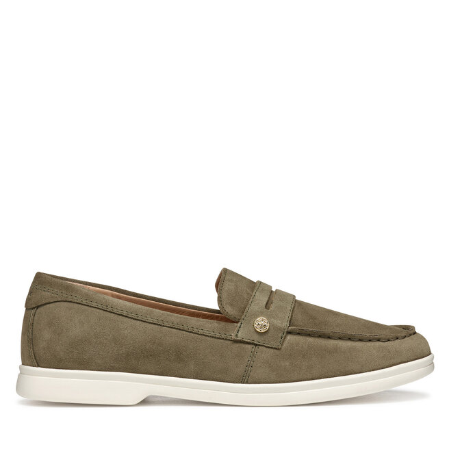Mokasyny Geox D Xand 3 D550ZD 00022 - Khaki