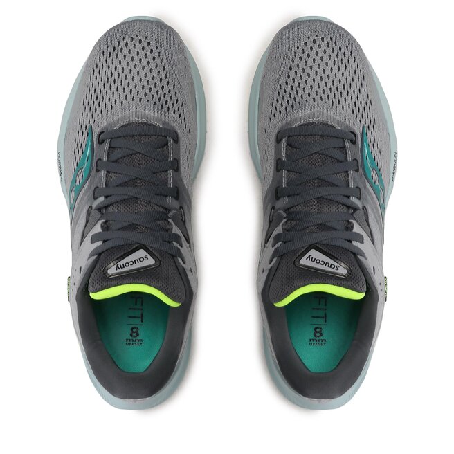 Saucony ride 8 hombre gris deals