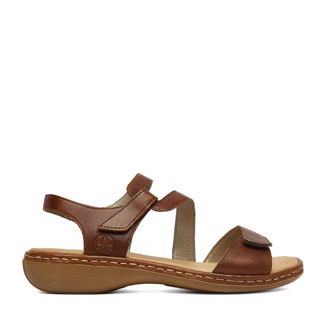 Sandały Rieker CEO-659C7-24 Brązowy - kobiece