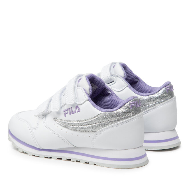 Fila Sportcipő Fila Orbit Velcro Low Kids 1010785.13065 White/Purple Rose