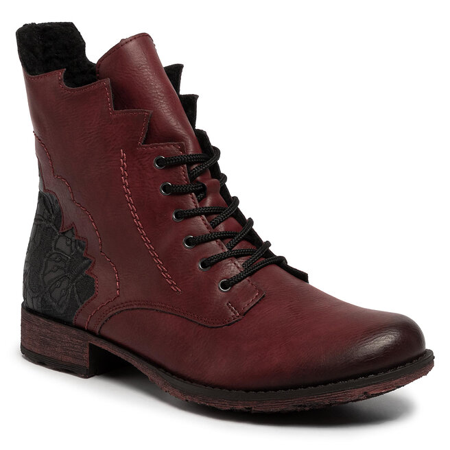 Rieker Čizme Rieker 708G4-35 Red Combination