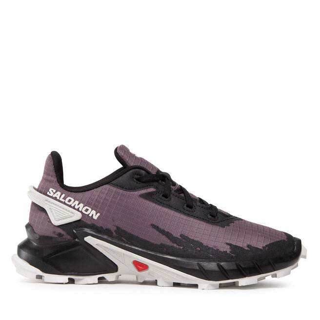 Salomon Обувки Salomon Alphacross 4 W 417252 20 W0 Moonscape/Black/Lunar Rock