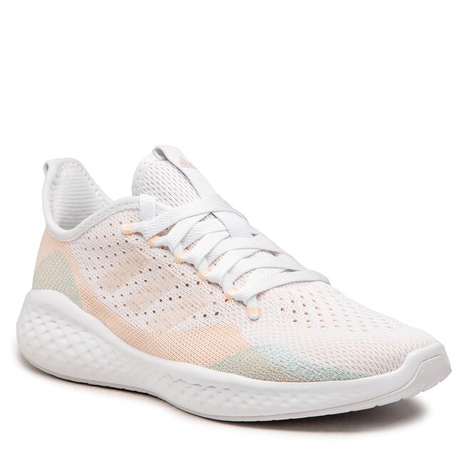 Pantofi adidas Fluidflow 2.0 GW4015 Cloud White / Almost Pink / Bliss Orange