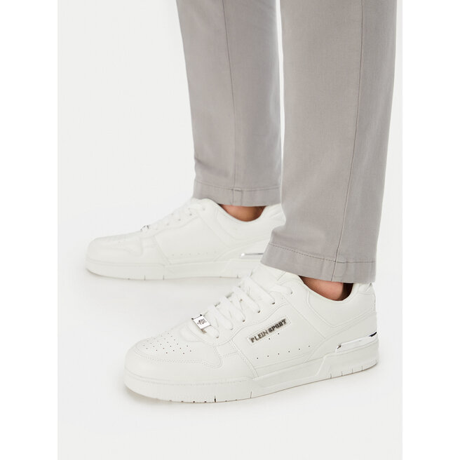 Sneakersy Plein Sport Viper II Core FAES USC0794 SLE004N Biały