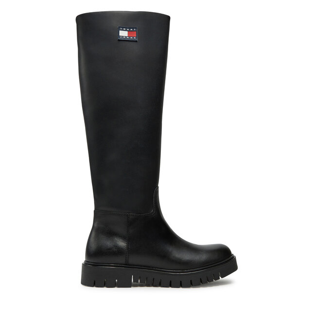 Kozaki Tommy Jeans Tjw Long Shaft Boot - Czarny