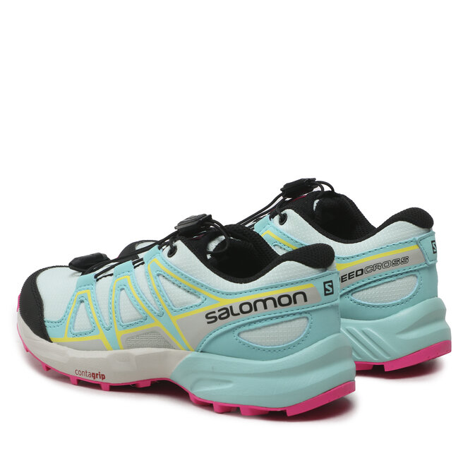 Salomon Pantofi Salomon Speedcross J 471239 09 M0 Bleached Aqua/Blue Radiance/Lunar Rock
