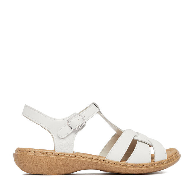Sandały Rieker CEO-61853-80 Biały - kobiece