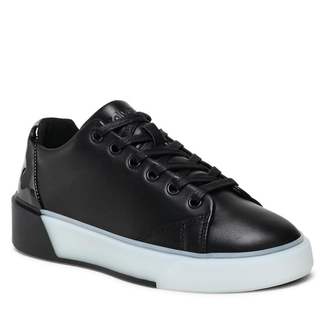 Sneakers Calvin Klein Heel Counter Cupsole Lace Up HW0HW01378 Black/Fume 0GM 0GM imagine noua