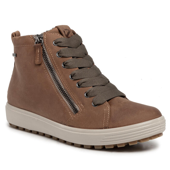Botki ECCO Soft 7 Tred W GORE TEX 45016302291 Cashmere eobuwie