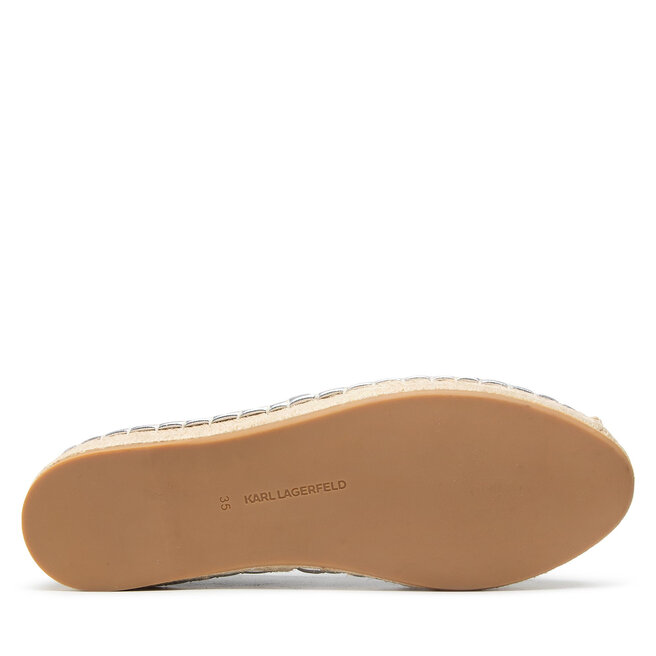 KARL LAGERFELD Еспадрили KARL LAGERFELD KL80108A Black Canvas