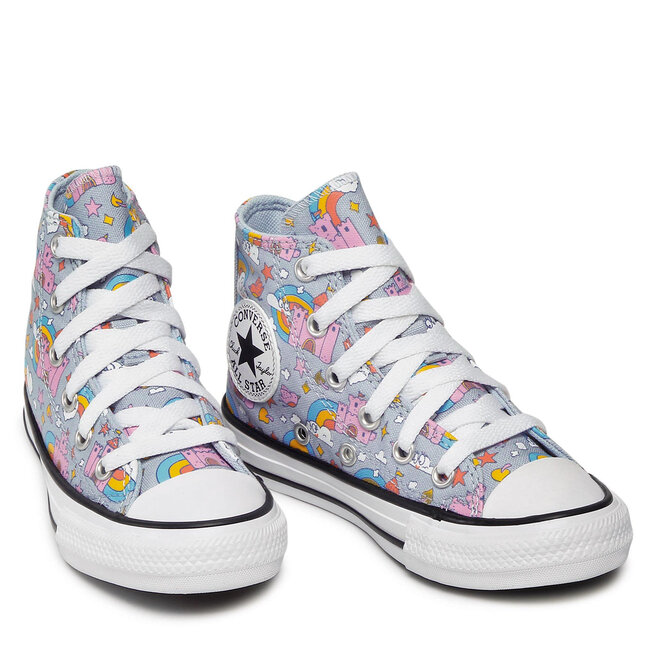 Converse Plátenky Converse Ctas Hi 372943C Lt Armory Blue/beyond Pink