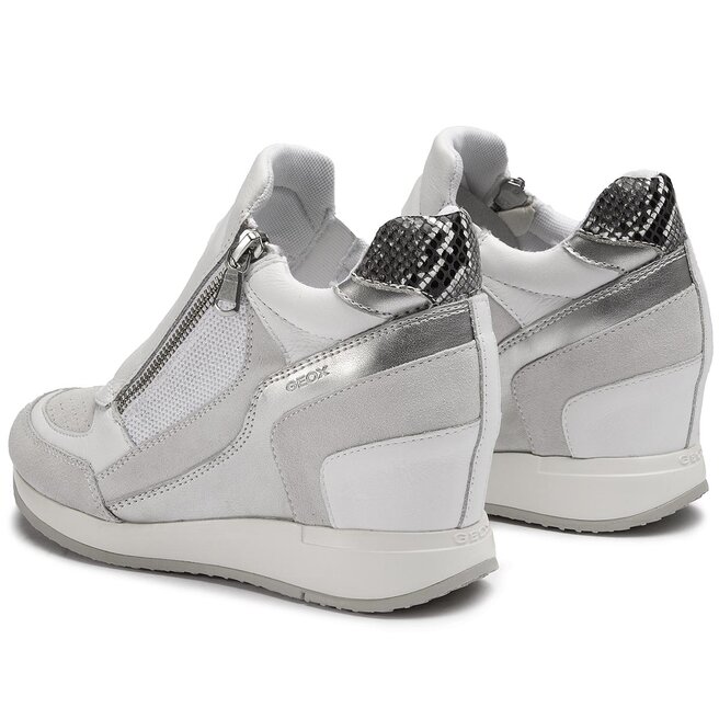 legislación Correa Sudán Sneakers Geox D Nydame A D620QA 08522 C1000 White • Www.zapatos.es