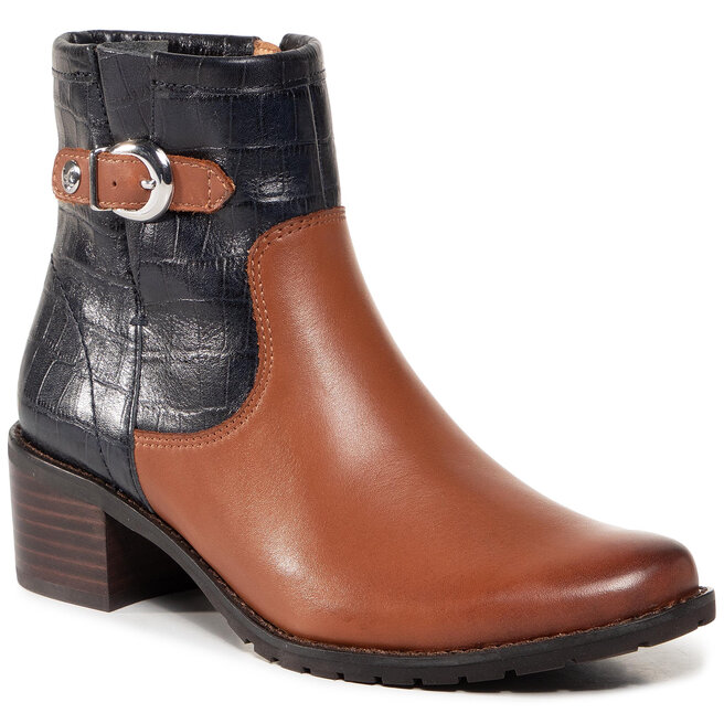 bottines caprice marron