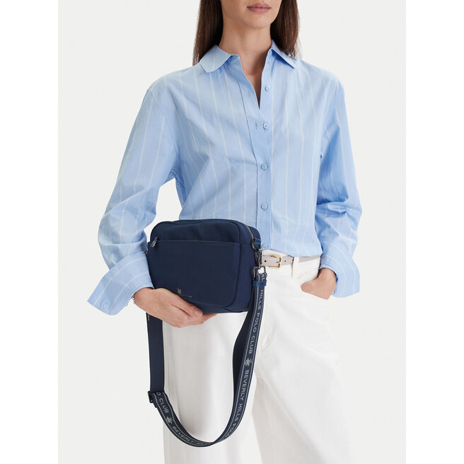 Torebka Beverly Hills Polo Club CEOWB-BHPC-L-007-09 Granatowy -