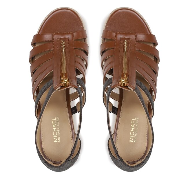 MICHAEL Michael Kors Еспадрили MICHAEL Michael Kors Bradley Wedge 40S3BYMS2B Brn/Luggage