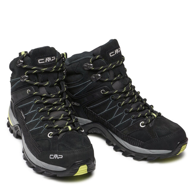 CMP Παπούτσια πεζοπορίας CMP Rigel Mid Wmn Trekking Shoe Wp 3Q12946 Nero/Lime 37UH