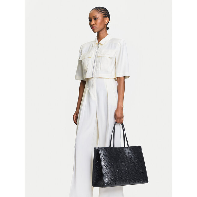 Torebka Tommy Hilfiger Th City AW0AW17501 Granatowy -