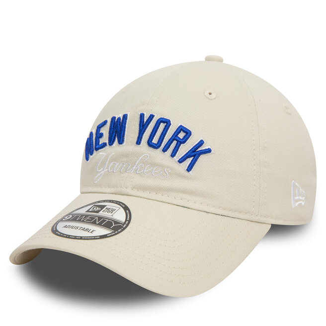 Czapka z daszkiem New Era Mlb Wordmark 920 Nyy - Beżowy