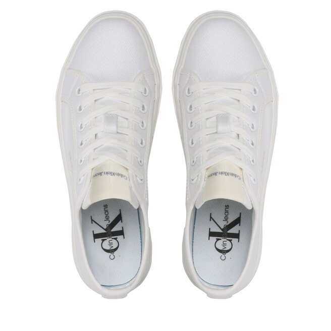Calvin Klein Jeans Гуменки Calvin Klein Jeans Cupsole Flatform Ny Preal Wn YW0YW01221 Bright White YBR
