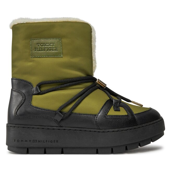 Śniegowce Tommy Hilfiger Tommy Essential Snowboot - Zielony