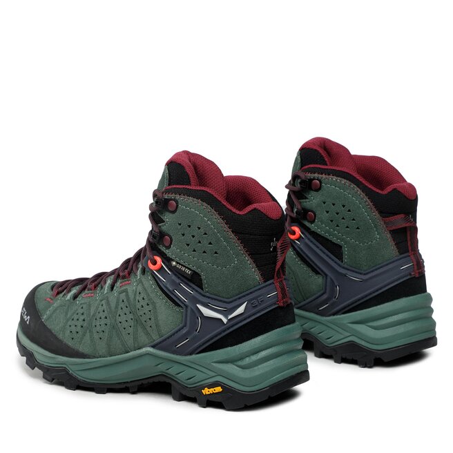 Salewa Chaussures de trekking Salewa Ws Alp Trainer 2 Mid Gtx GORE-TEX 61383-5085 Duck Green/Rhododendon 5085