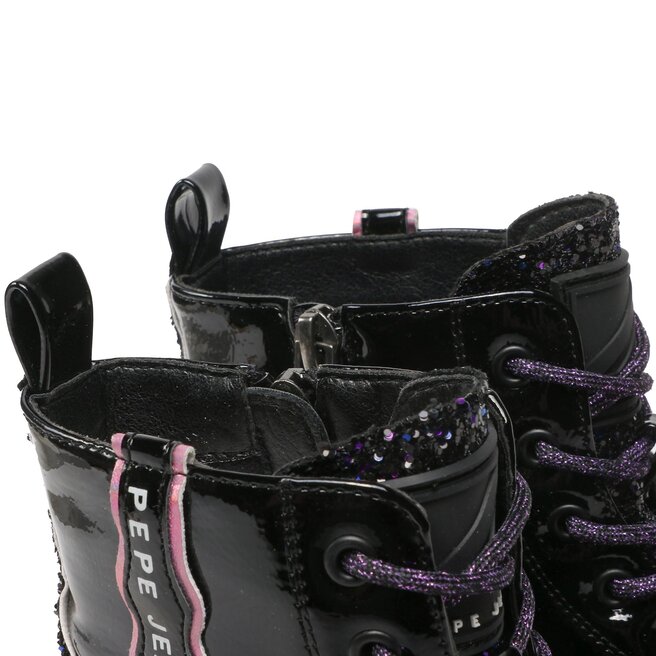 Pepe Jeans Trappers Pepe Jeans Hatton Glitter PGS50185 Black 999