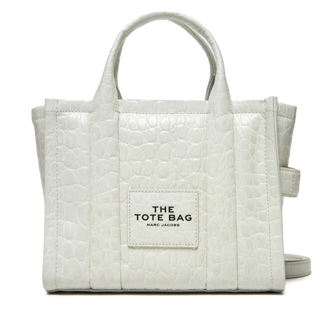 Torebka Marc Jacobs The Croc Embossed Tote Bag - Écru