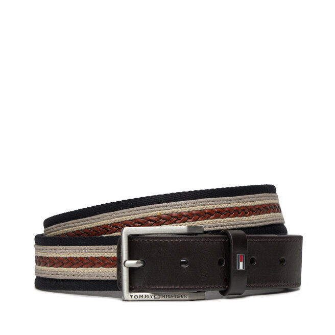 Pasek Męski Tommy Hilfiger Oliver Webbing 3.5 - Szary