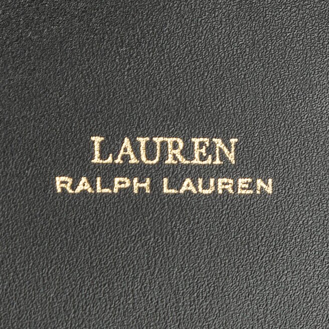 Τσάντα Lauren Ralph Lauren Marcy Satchel Large 431697680001 Black/Red