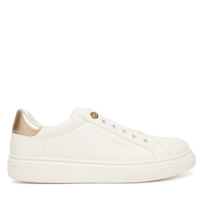 Sneakersy Tommy Hilfiger Low Cut Sneaker - D Biały