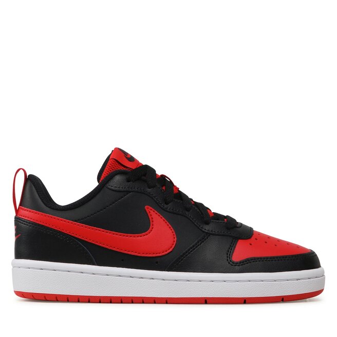Nike Обувки Nike Court Borough Low 2 (GS) BQ5448 007 Black/University Red/White