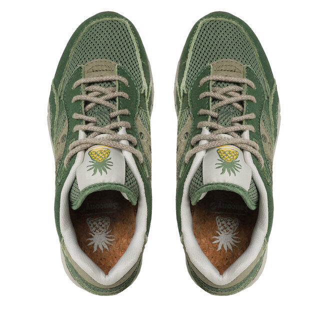 saucony shadow 6000 femme vert