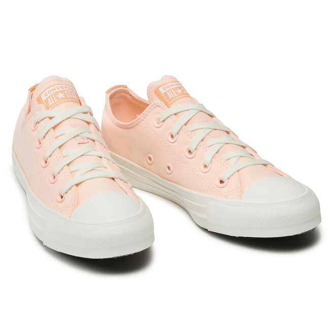 Kedas Converse Ctas Ox 570307C Crimson Tint/Cantaloupe/Egret • Eapavi.lv