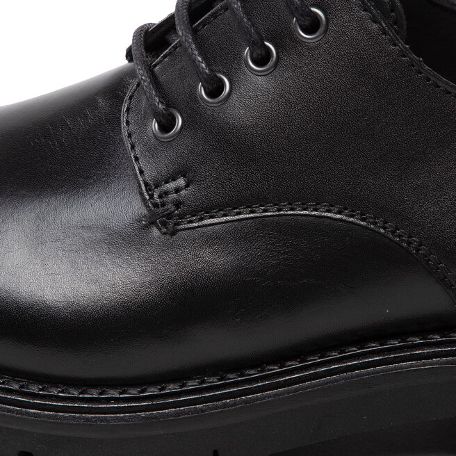 Tommy Hilfiger Κλειστά παπούτσια Tommy Hilfiger Premium Casual Chunky Lth Shoe FM0FM04210 Black BDS