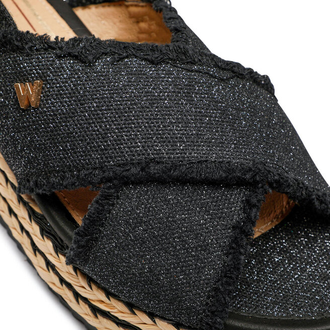 Wrangler Espadrilky Wrangler Kim Tex Cross WL21635A Black/Pewter 309