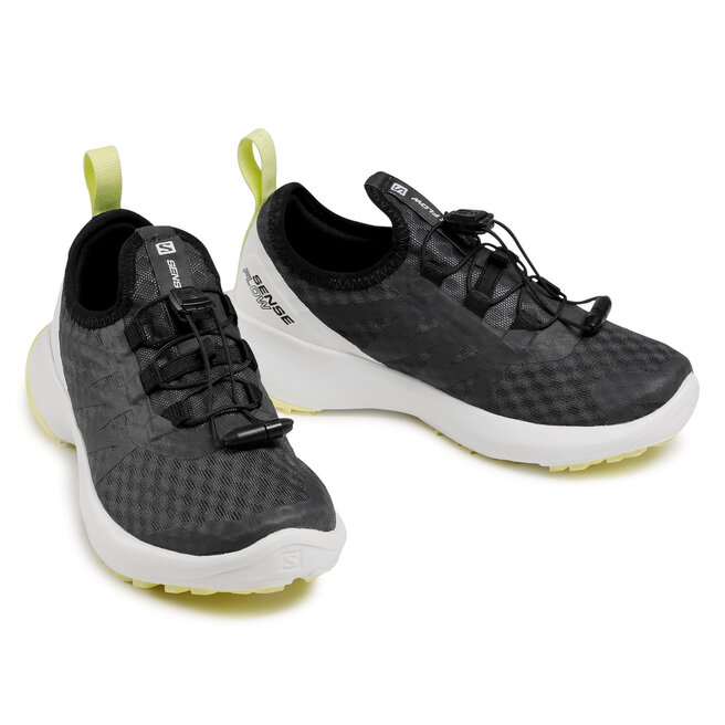 Salomon Обувки Salomon Sense Flow J 413031 09 W0 Ebony/White/Charlock