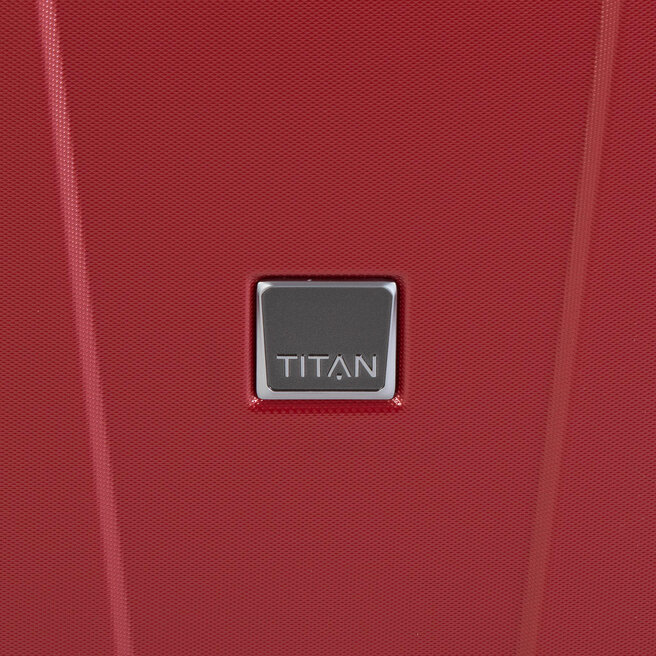 Titan Μικρή Σκληρή Βαλίτσα Titan X-Ray 700846-10 Atomic Red