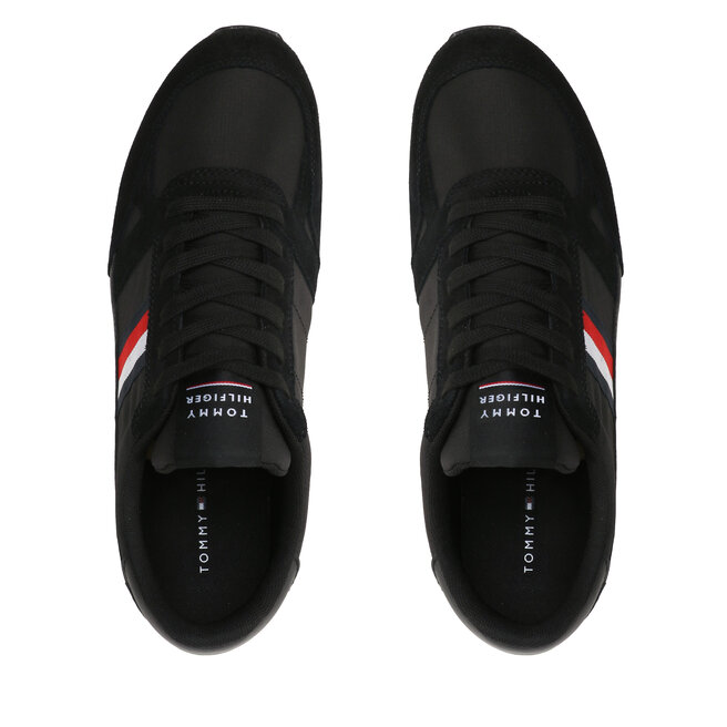 Tommy Hilfiger Sportcipő Tommy Hilfiger Runner Lo Vintage Mix FM0FM03431 Black BDS