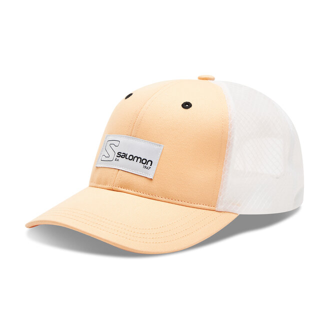 Salomon Cappellino Salomon Trucker Curved Cap C14655 17 G0 Almond Cream