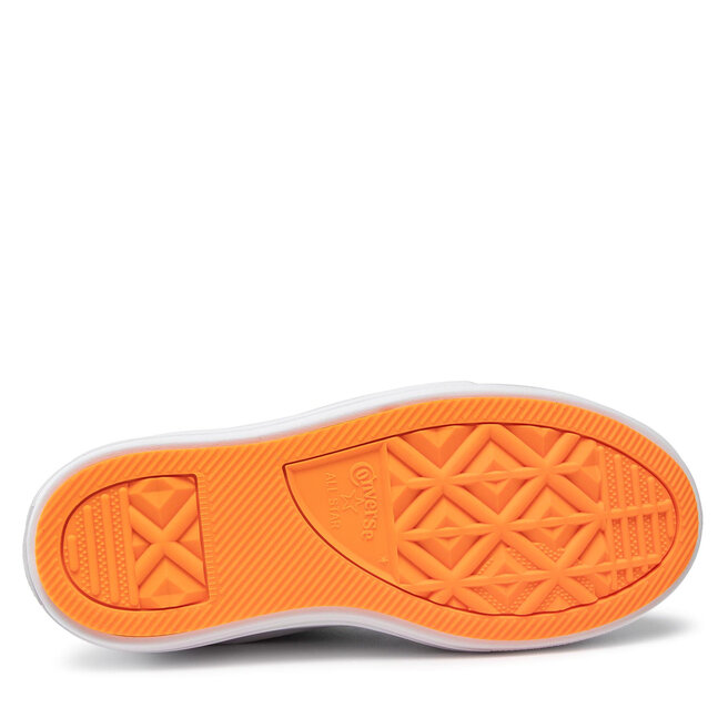 orange white converse