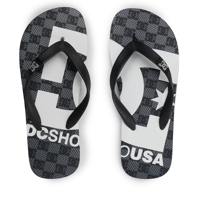 DC Infradito DC Spray Graffik 303276 Black/Grey/White (XKSW)