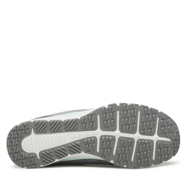 Skechers Boty Skechers Fascinating 104286/GYLB Gray/Light Blue