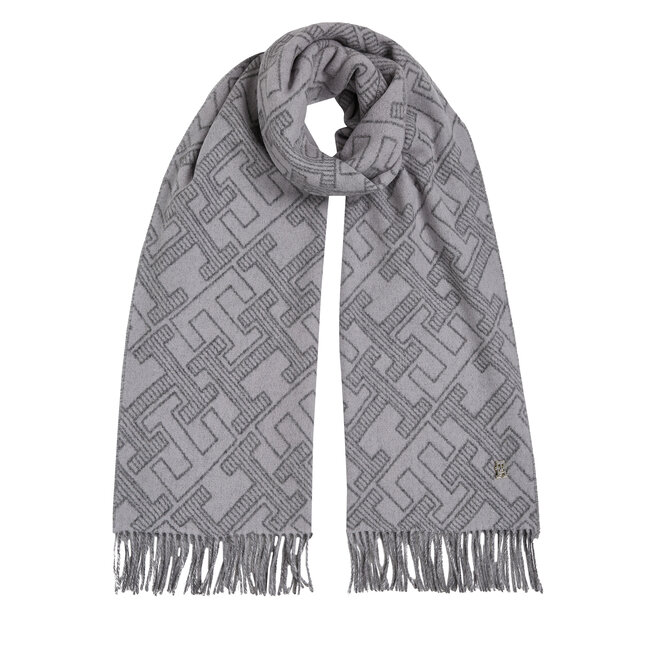 Szalik Tommy Hilfiger Monogram - Szary