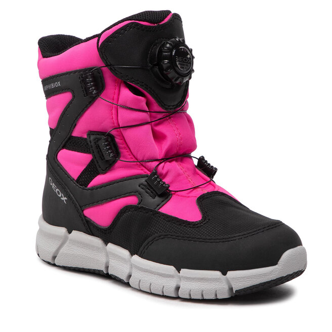 Cizme de zăpadă Geox J Flexyper G.B Abx D J26APD 054FU C9B8L S Black/Fluo Fuchsia 054FU imagine noua gjx.ro