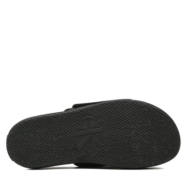 Calvin Klein Jeans Чехли Calvin Klein Jeans Sandal Slide Softny YM0YM00644 Black/Imperial Blu 0GP