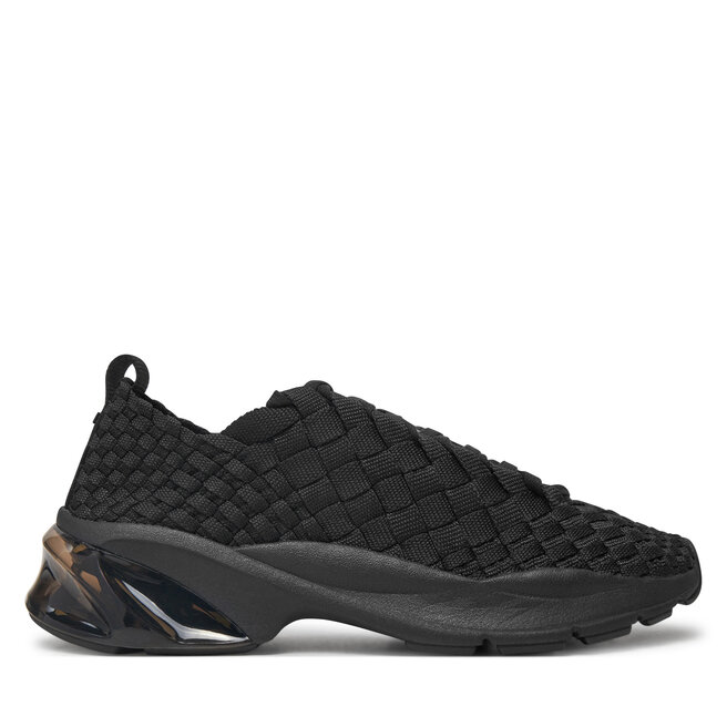 Sneakersy Tory Burch Good Luck Woven Trainer - Czarny