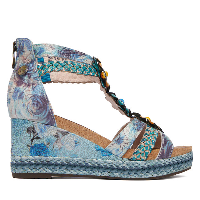 Sandały Laura Vita Fayco 72 Niebieski - kobiece