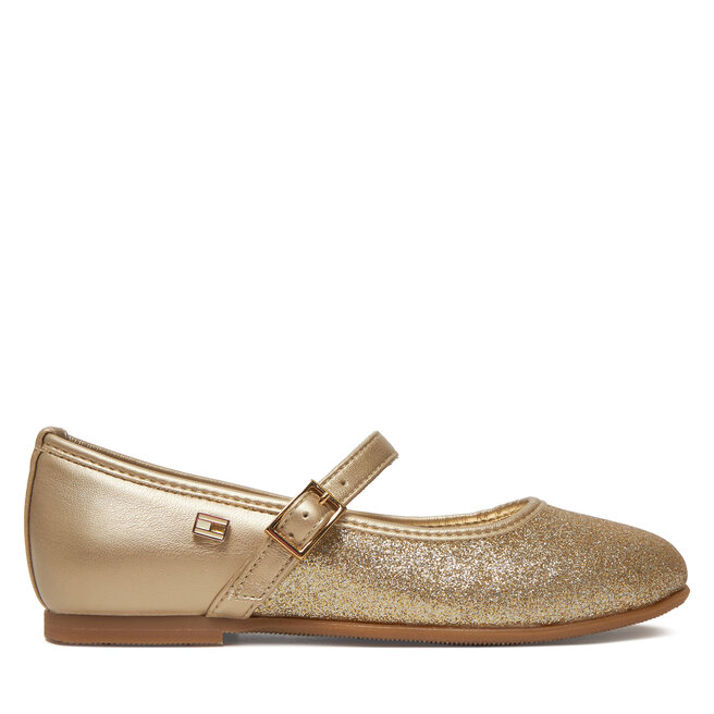 Baleriny Tommy Hilfiger Ballerina - M Złoty