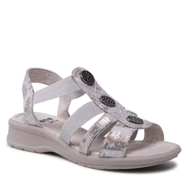 Sandale Jana 8-28165-20 Grey/Flower 290